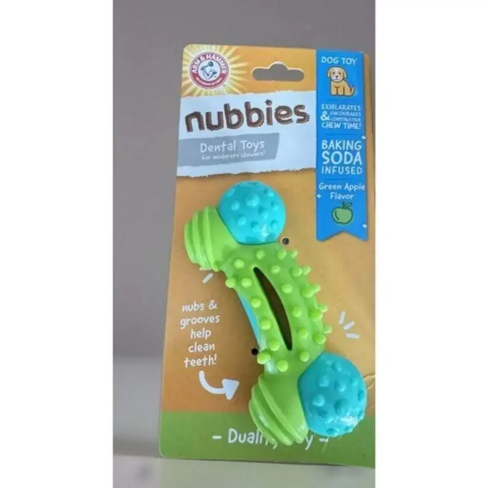 Arm & Hammer Dental Dog Toys Nubbies Set of 2
